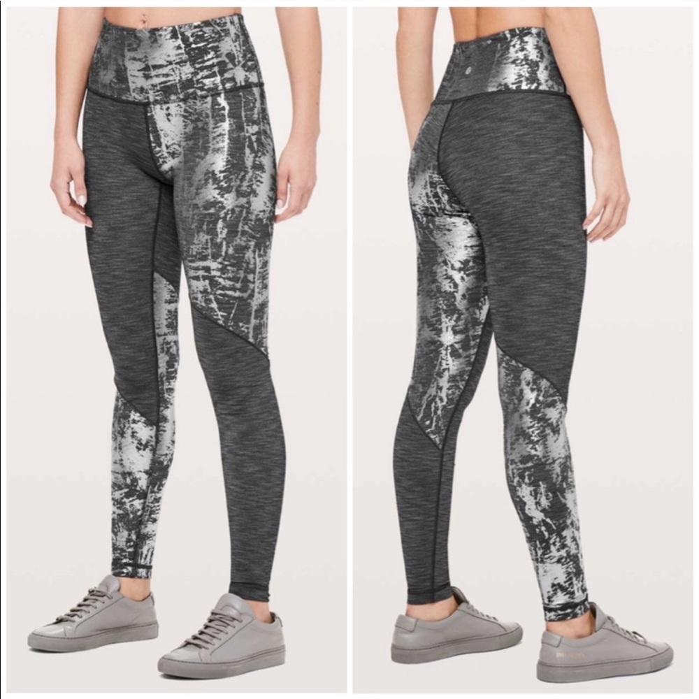Lululemon Wunder Under High Rise Tight Foil 28